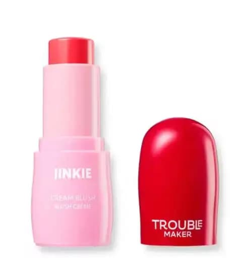 Trouble Maker Jinkie Stick Cream Blush-Cheer Up Hot Pink