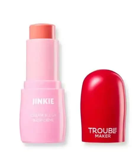 Trouble Maker Jinkie Stick Cream Blush-Too Much Baby Pink
