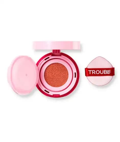 Trouble Maker Press Play Blush Face Cushion-Double Tap Light Pink