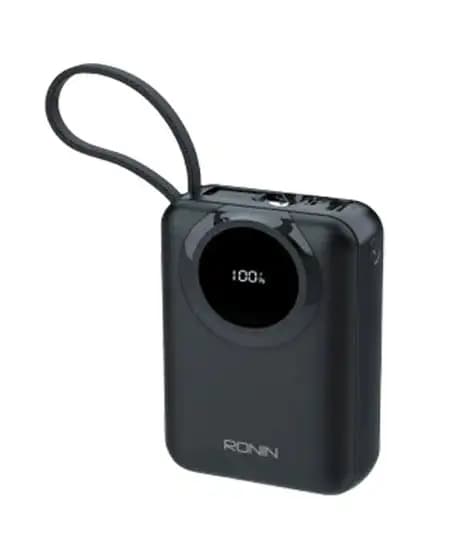 Ronin 20,000 mAh Zapster Power Bank Black (R-4040)