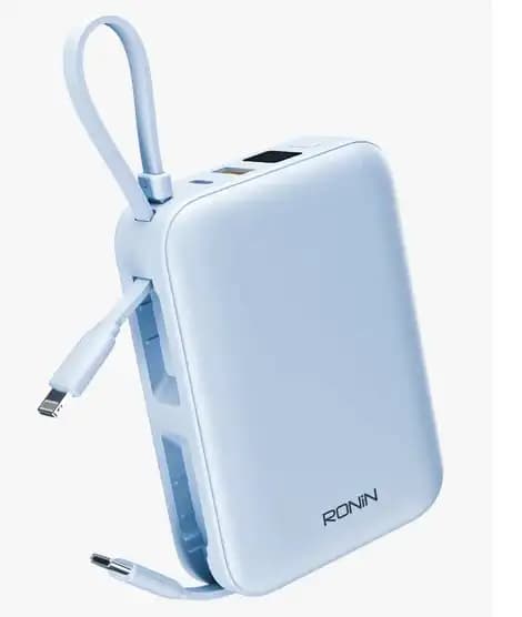 Ronin AQUA 20000 mAh Power Bank (R-4070)-Light Blue