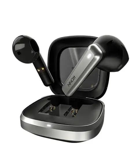 Ronin Mashion Pro Wireless Earbuds (R-7140)-Black Grey