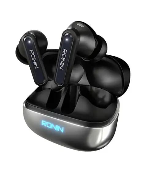 Ronin Vox Hybrid ANC and ENC Earbuds-Silver
