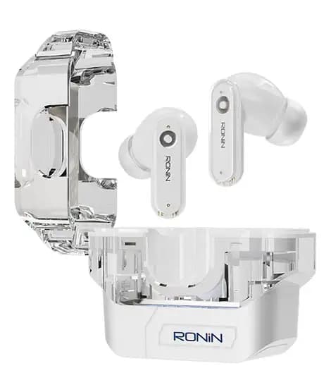 Ronin Warrior ENC Wireless Earbuds (R-7105)-White