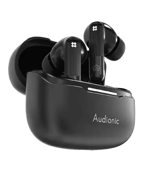 Audionic Trance Airbuds 850 Hexa Mic with ANC-Obsidian Black