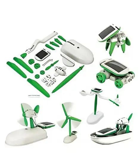 Planet X Diy Solar Robot Kit White & Green (PX-9171)