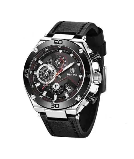 Benyar Automatic Watch For Men's Black (BY-1254)