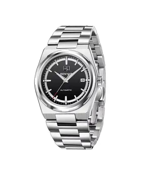 Benyar Executive Luxe Watch For Men Silver - (BY-5203-4)