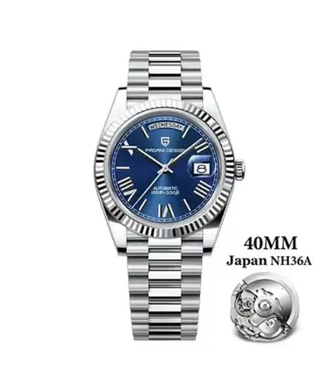 Benyar PD Chronomaster Luxury Watch For Men Silver (PD-1783-1)