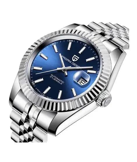 Benyar Pagani Design Automatic Men's Watch Silver (Pd-1645-1)