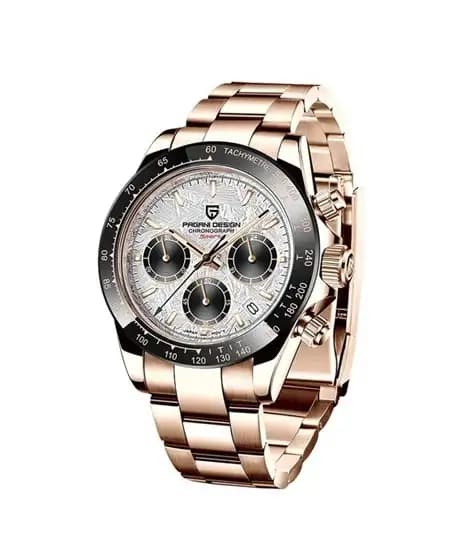 Benyar Pagani Design Stainless Steel Men's Watch Golden (PD-1644-6)
