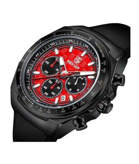 Benyar Sport X Chrono Edition Watch For Men Black - (BY-5215-1)
