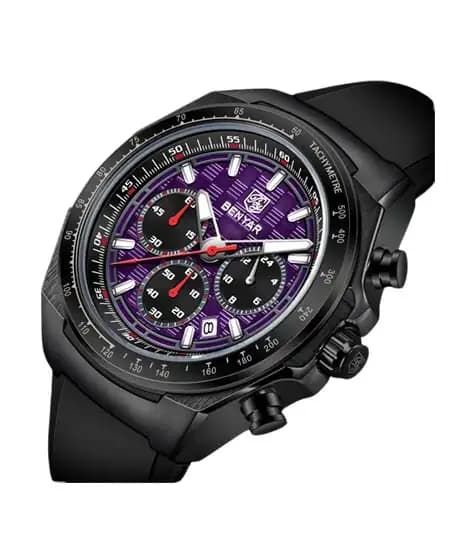 Benyar SportX Chrono Edition Watch For Men Black - (BY-5215-2)
