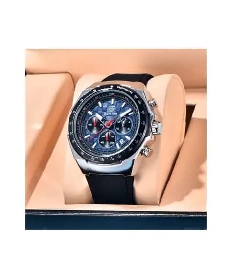 Benyar SportX Chrono Edition Watch For Men Black - (BY-5215-4)