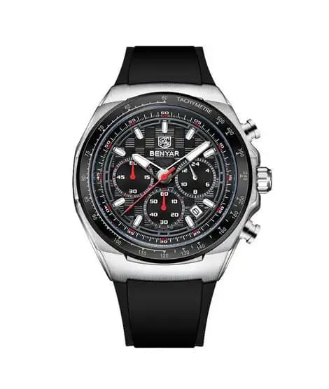 Benyar SportX Chrono Edition Watch For Men Black - (BY-5215-8)