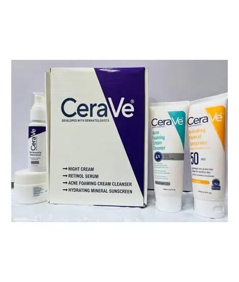 Cerave 4 in 1 Skincare Set for Daily Use