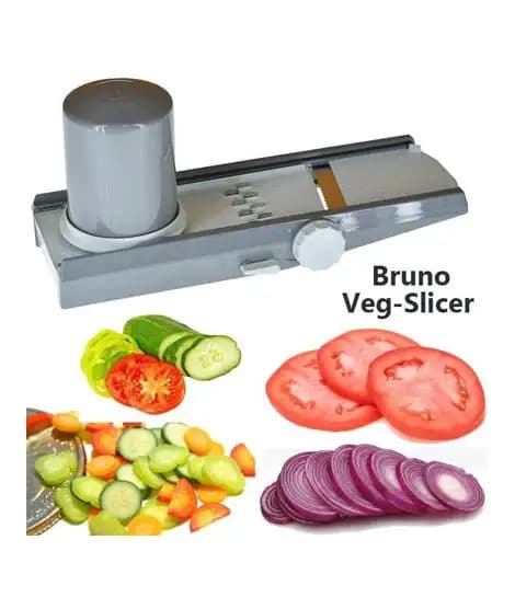 Genshirts Bruno Vegetable Cutter ABS Plastic Multi-Shape Slicer
