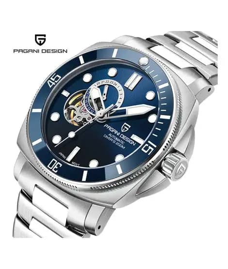 Pagani Design Automatic Edition Watch For Men Silver (PD-1736-4)