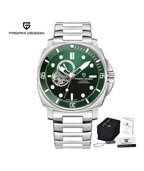 Pagani Design Automatic Edition Watch For Men Silver (PD-1736-6)
