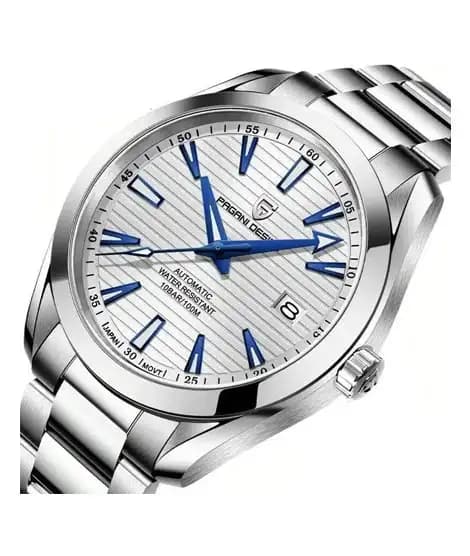 Pagani Design Automatic Edition Watch For Men's Silver (Pd-1688-3)