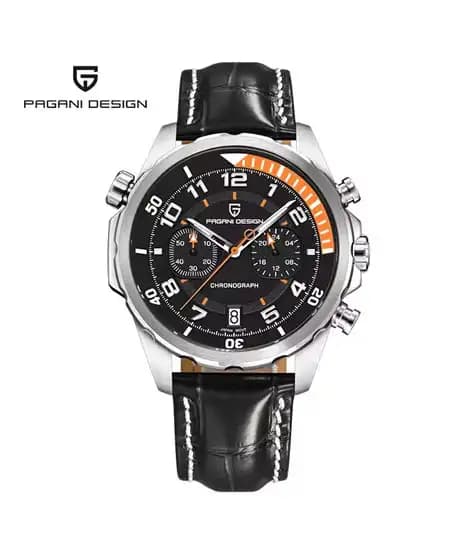 Pagani Design Chronograph TMI VK64 Watch For Men Black (PD-1811-1)