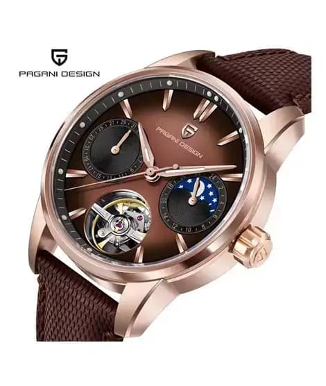 Pagani Design E255Y Monarch Automatic Watch For Men Black (PD-YS021-4)