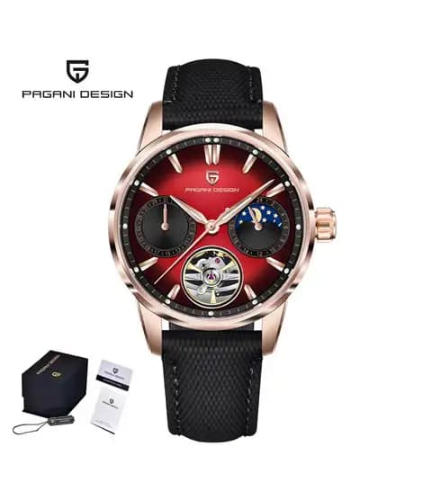 Pagani Design E255Y Monarch Automatic Watch For Men Black (PD-YS021-7)