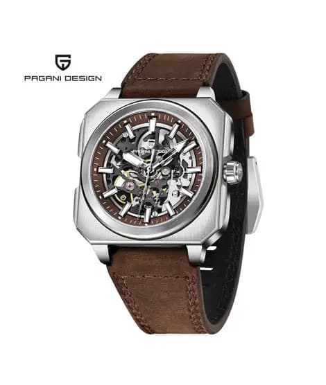 Pagani Design Elite Mechanica Watch For Men Brown (PD-1791-4)