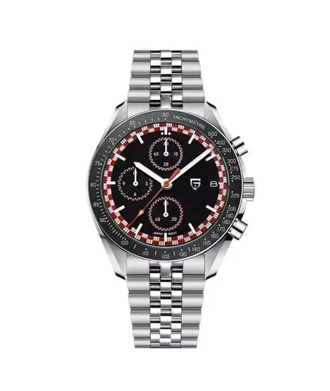 Pagani Design Empire Chronograph VK67 Watch For Men Silver (PD-1816-2)