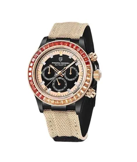 Pagani Design Luxury Chronograph Edition Watch For Men's Beige (PD-1732-1)