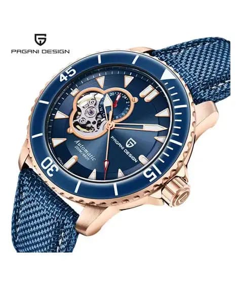Pagani Design Seiko Drive Edition Watch For Men Blue (PD-1674-1)