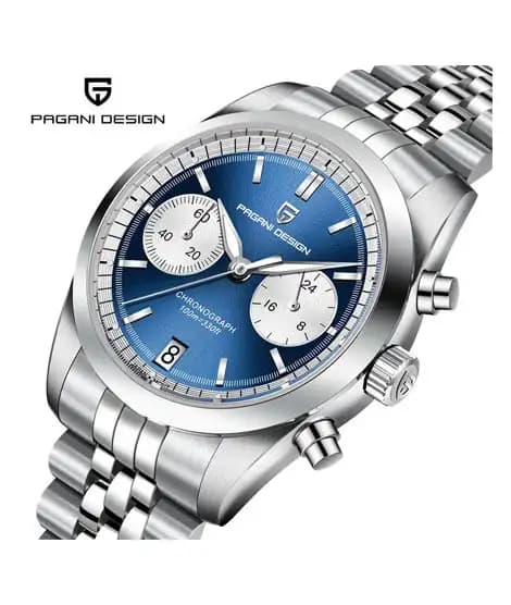 Pagani Design Signature Jubilee Watch For Men Silver (PD-1775-2)