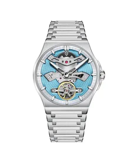 Pagani Design Skeleton Design Watch For Men Silver (PD-YS028-1)