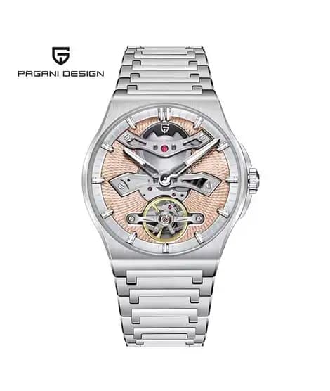 Pagani Design Skeleton Design Watch For Men Silver (PD-YS028-2)