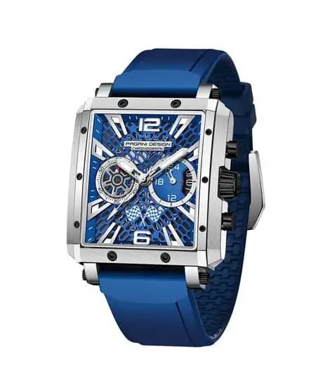 Pagani Design Square Edition Men's Watch Blue (PD-1725-3)