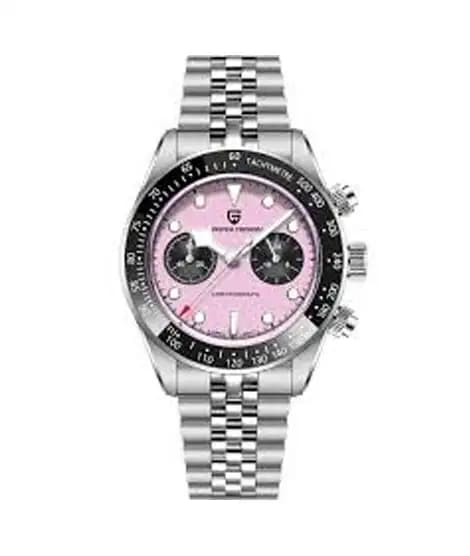 Pagani Design VK63 Japanese Chronograph Watch For Men Silver (PD-1813-1)