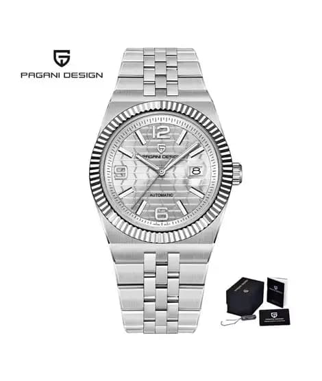 Pagani Design nfinity Automatic Watch For Men Silver (PD-YS027-5)