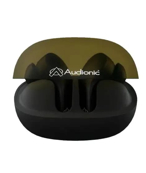 Audionic 745 ION Wireless Earbuds-Tinted Black