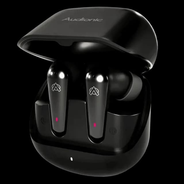 Audionic Airbud 595 Flip Earbuds-Black