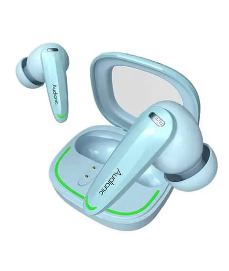 Audionic Airbud 735 Ion With ANC-Ice Blue