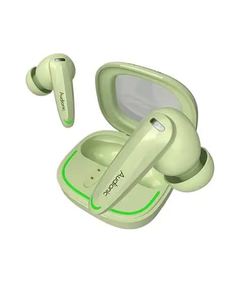 Audionic Airbud 735 Ion With ANC-Olive Green