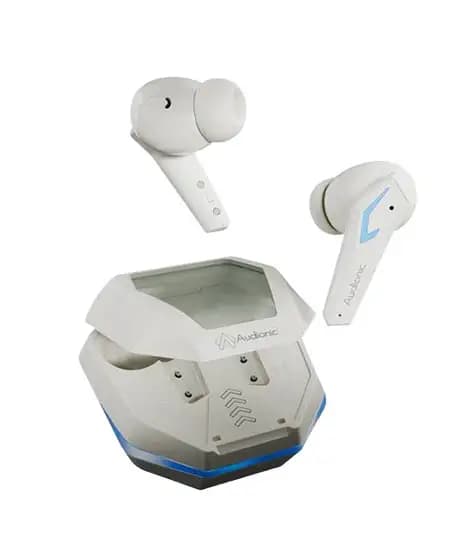 Audionic Battlebuds Lite Gaming Earbuds-White