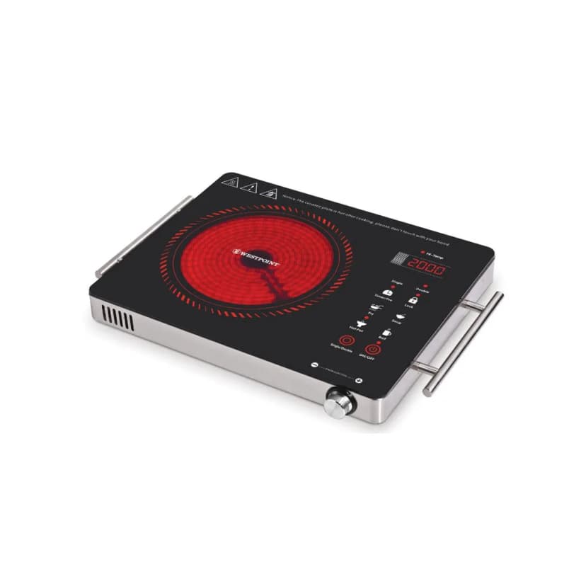 Westpoint WF-152 Westpoint Infrared ceramic cooker, Fast heating Auto shut-off timer easy to use and clean 2000w