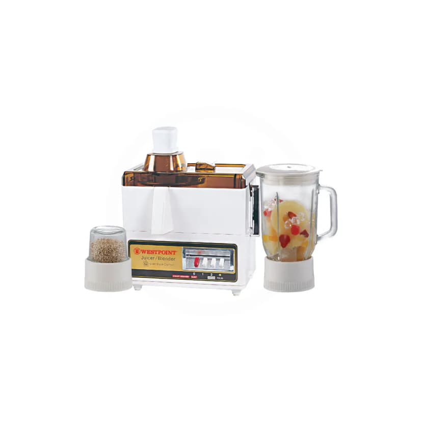 Westpoint WF-7701 3 in 1 Blender, and grinder unbreakable polycarbonate jar/bowl fully high Speed, energy efficient pure copper 500w