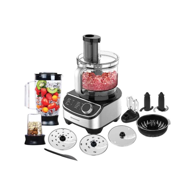 Westpoint WF-8817 Food Factory Premium Stainless Steel Housing Step less Speed with Blue indicator light
