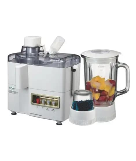 Bingo 3-In-1 Juicer Blender & Grinder White (JBG-1000-BS)