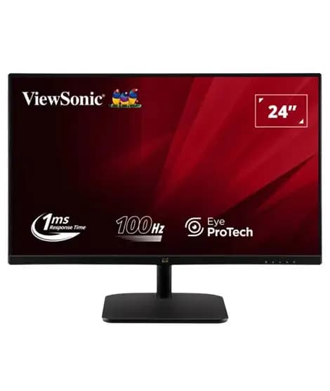 Viewsonic 24 Inch Full HD 100Hz IPS Monitor With Fast 1ms Response Time (VA2432-h-2)