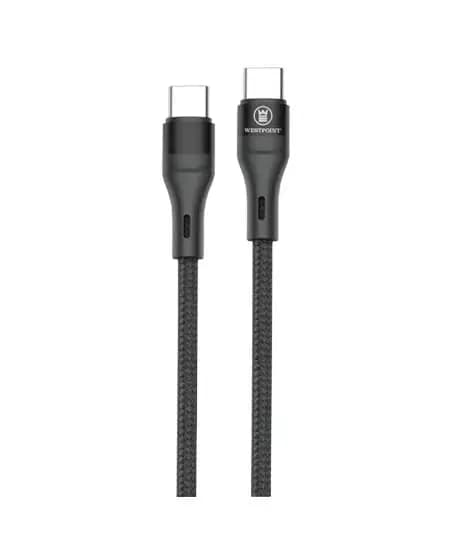 Westpoint Type-C To Type-C Fast Charging PD Cable Black (WP-321)