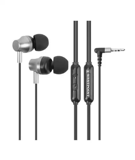 Westpoint 3.5mm Handsfree Black (WP-411)