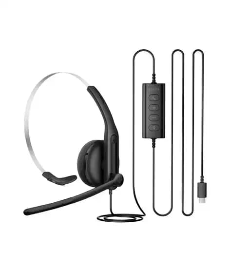 Edifier Wired Mono Headset with Microphone Black (CC100)